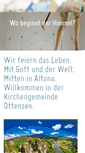 Mobile Screenshot of kirche-ottensen.de